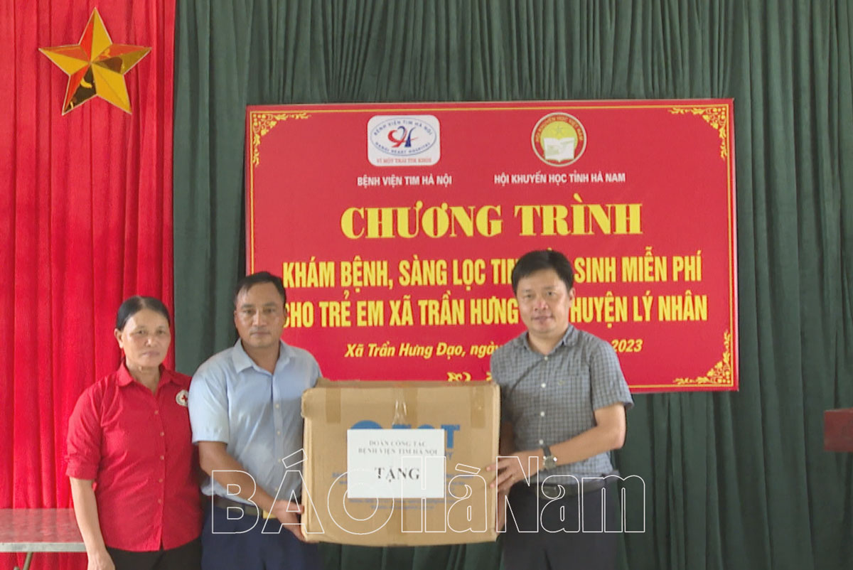 Khám sáng lọc bệnh tim miễn phí cho gần 2500 trẻ em tại Lý Nhân