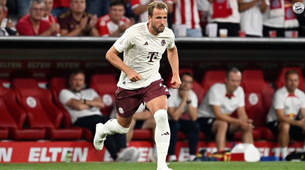 Tân binh đắt giá Harry Kane chính thức ra mắt Bayern Munich. (Nguồn: Vietnam+)