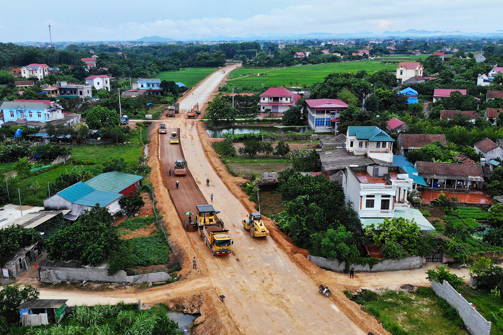 bắc giang, thái nguyên, đường kết nối võ nhai, quốc lộ 37, quốc lộ 17, việt yên, yên thế