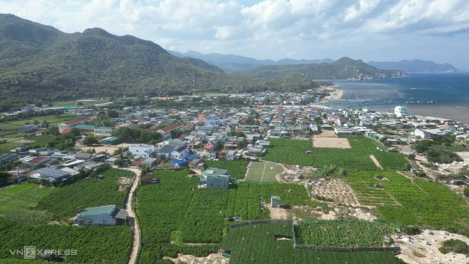 Thôn Thái An (xã Vĩnh Hải, huyện Ninh Hải) nơi từng được quy hoạch làm Nhà máy điện hạt nhân Ninh Thuận 2. Ảnh: Việt Quốc