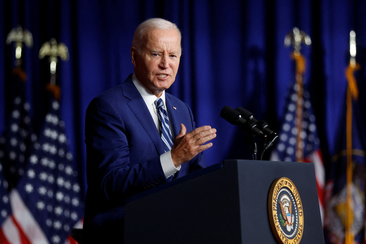 Tổng thống Mỹ Joe Biden - Ảnh: REUTERS