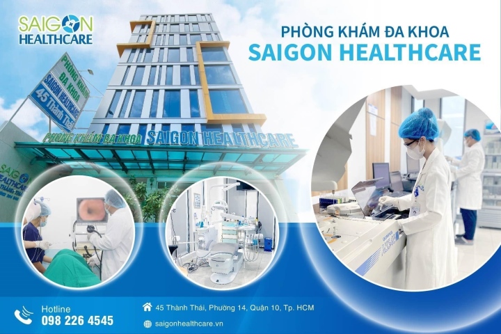 Phòng khám đa khoa SaiGon Healthcare.