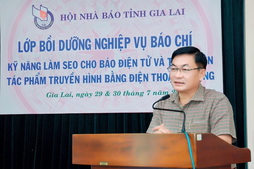 Gia Lai: 70 học viên tham gia bồi dưỡng nghiệp vụ báo chí  ảnh 1