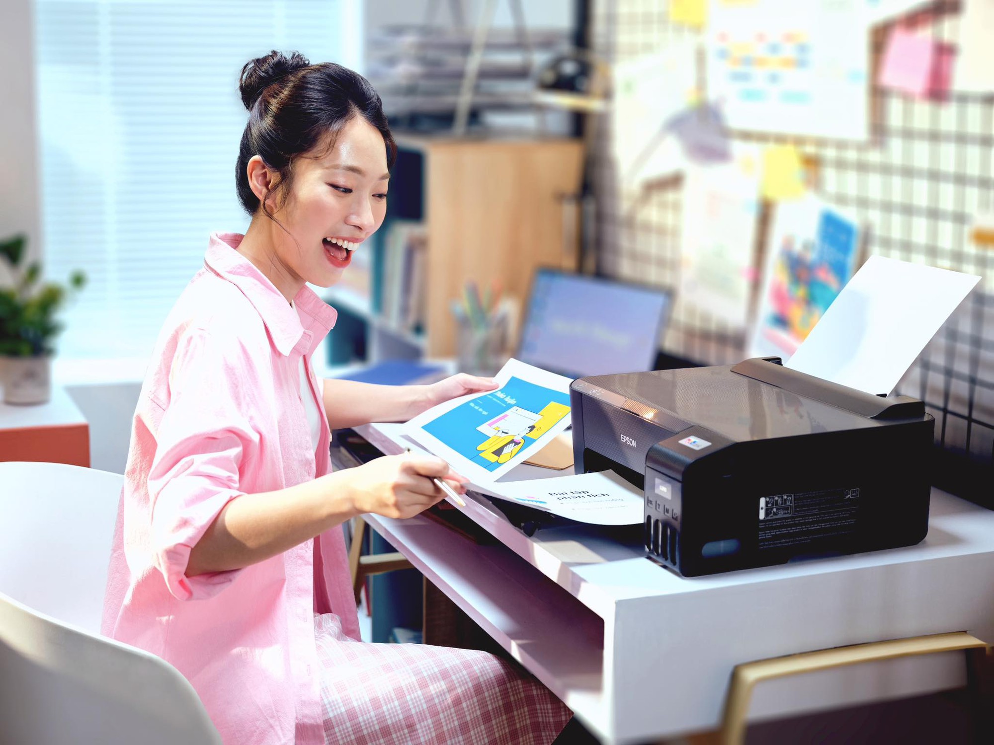 'Hot girl 7 thứ tiếng' Khánh Vy cùng Epson lan tỏa nhiệt huyết Gen Z - Ảnh 2.