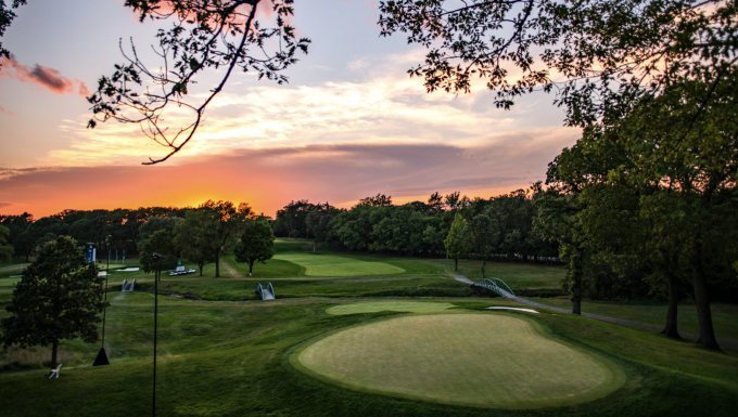 Một góc sân Olympia Fields, Chicago, Mỹ. Ảnh: PGA Tour