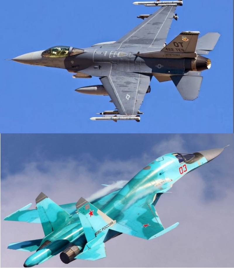 Su-34 đối đầu F-16 tại xung đột Nga - Ukraine: Lợi thế sẽ thuộc chiến đấu cơ nào?