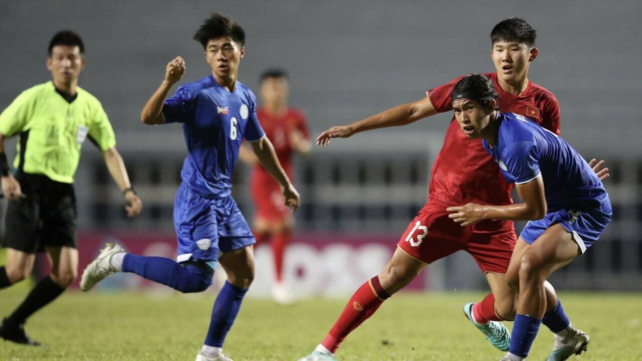 u23 Đông nam Á 2023: thắng nhẹ philippines, việt nam hẹn malaysia ở bán kết