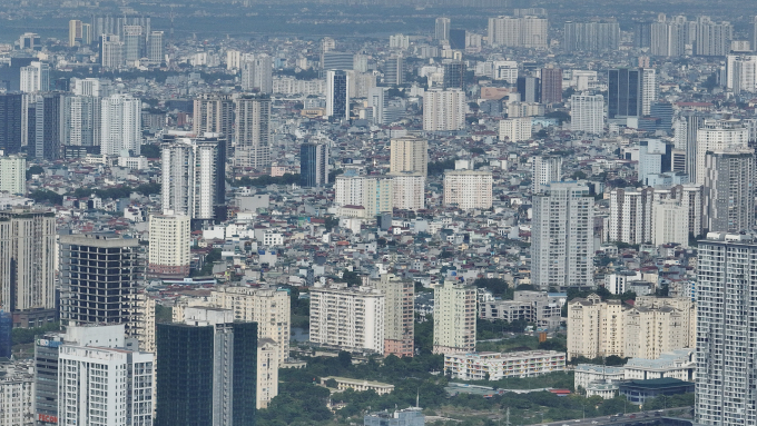 Nhà chung cư, tòa cao ốc khu vực phía Tây Hà Nội. Ảnh: Ngọc Thành