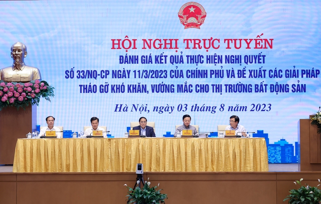 Tiêu điểm - Thủ tướng chủ trì hội nghị tháo gỡ khó khăn cho thị trường BĐS