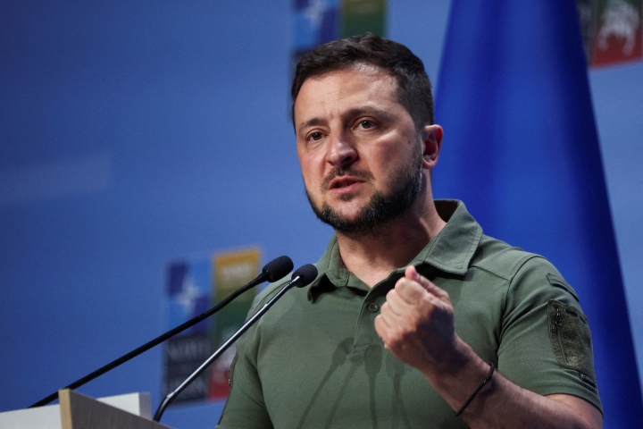 Tổng thống Ukraine Volodymyr Zelensky. (Ảnh: Reuters).