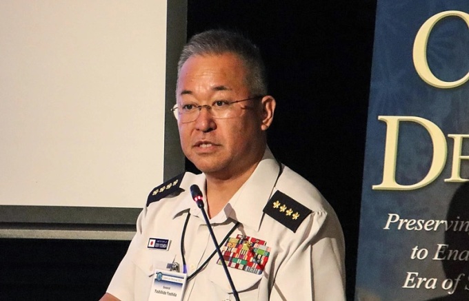 Tướng Yoshihide Yoshida, Tham mưu trưởng Liên quân Nhật Bản. Ảnh: X/JapanJointStaff