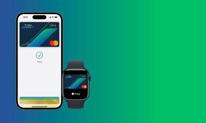 VPBank là một trong những ngân hàng triển khai Apple Pay sớm, ngay khi phương thức này được giới thiệu tại Việt Nam. Ảnh: VPBank