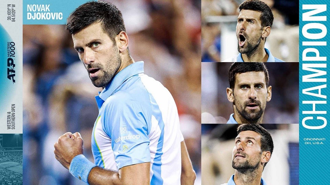 Vượt qua Carlos Alcaraz, Novak Djokovic vô địch Cincinnati Masters