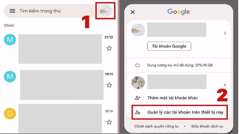 Hướng dẫn xóa tài khoản Gmail khỏi điện thoại siêu đơn giản