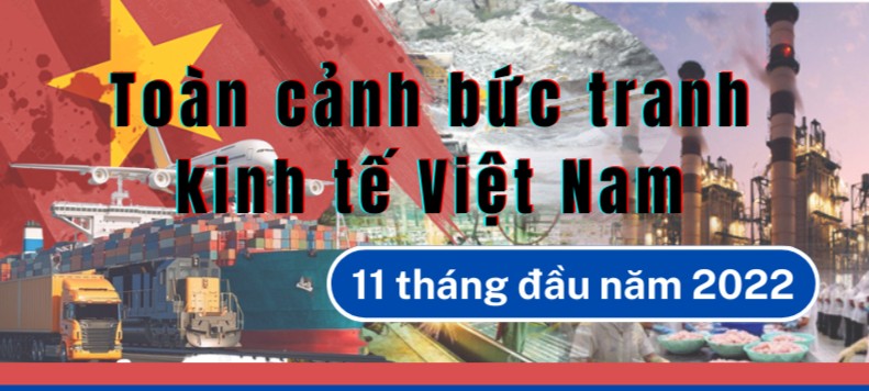 Infographic | Toàn cảnh bức tranh kinh tế Việt Nam 11 tháng đầu năm 2022