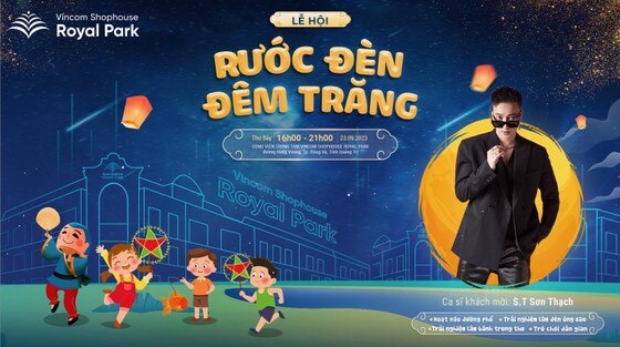 Chương trình lễ hội “Rước đèn đêm trăng&quot;. Ảnh Vinhomes ảnh 3