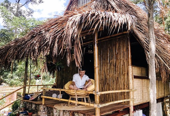 Một căn phòng lưu trú dạng homestay trên Núi Cấm, tỉnh An Giang. Ảnh: CTV ảnh 1