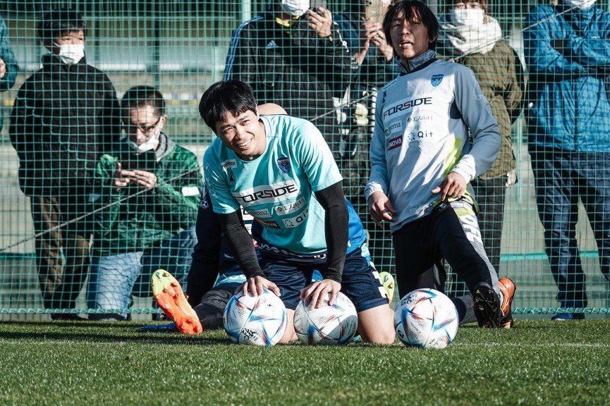 Công Phượng gần như không có cơ hội ra sân ở Nhật Bản. (Nguồn: Yokohama FC)