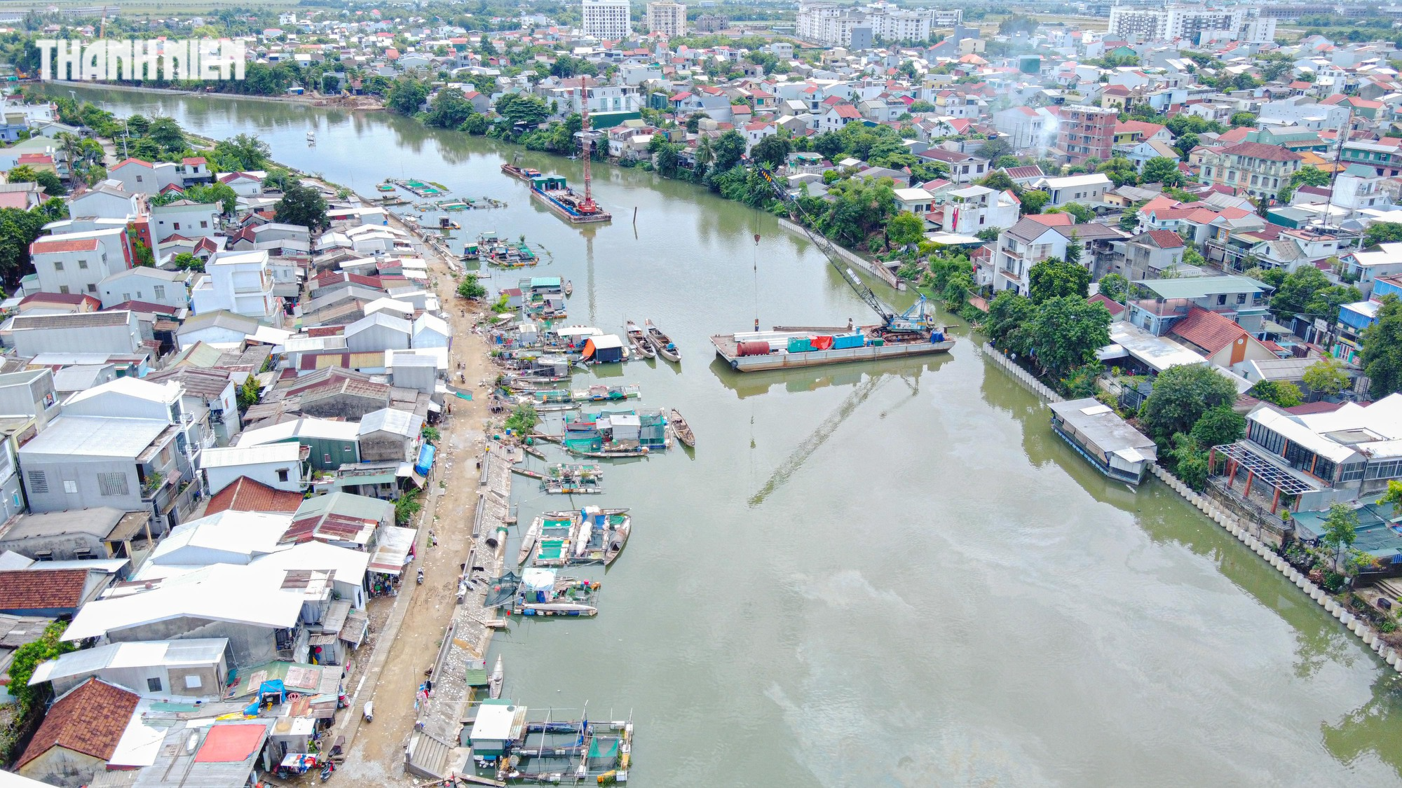 Hình hài nơi sắp có cầu đi bộ ven sông hơn 260 tỉ đồng ở Huế - Ảnh 1.