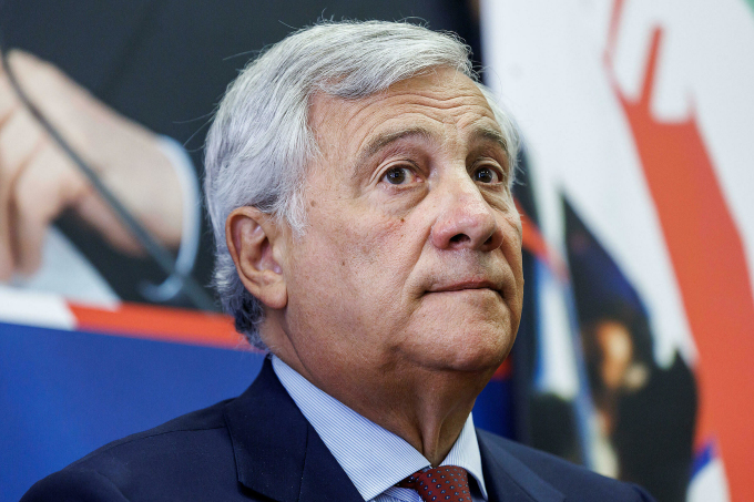 Ngoại trưởng Antonio Tajani tại Rome, Italy ngày 1/9. Ảnh: Reuters