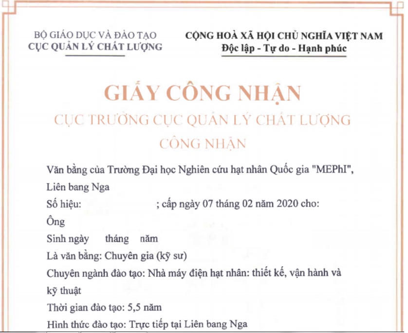 Bằng tiến sĩ do nước ngoài cấp cần bao lâu để được công nhận ở Việt Nam? - Ảnh 1.