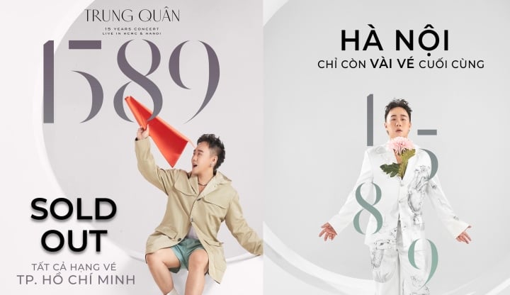 Trung Quân liên tục cập nhật tình hình bán vé cho khán giả.