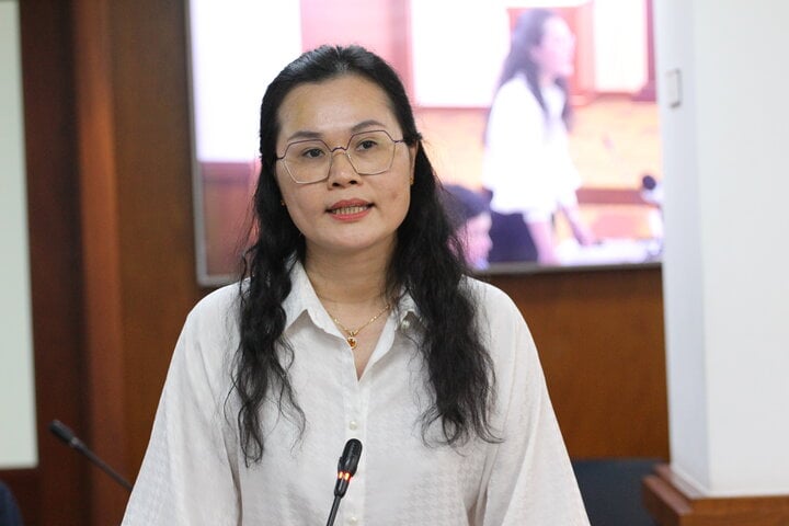 Frau Le Thuy My Chau, stellvertretende Direktorin des Ministeriums für Bildung und Ausbildung von Ho-Chi-Minh-Stadt. (Foto: Thanh Nhan)