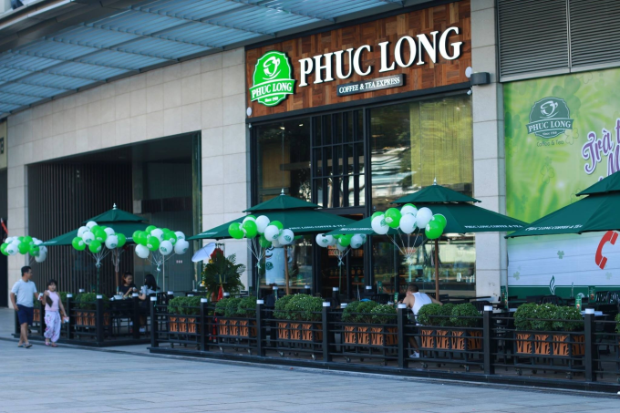 Cửa hàng Phúc Long tại Crescent Mall hiện nay. Ảnh: Phúc Long