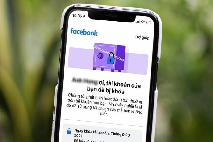 Tài khoản Facebook bất ngờ bị khóa phải làm sao? (Ảnh minh họa).