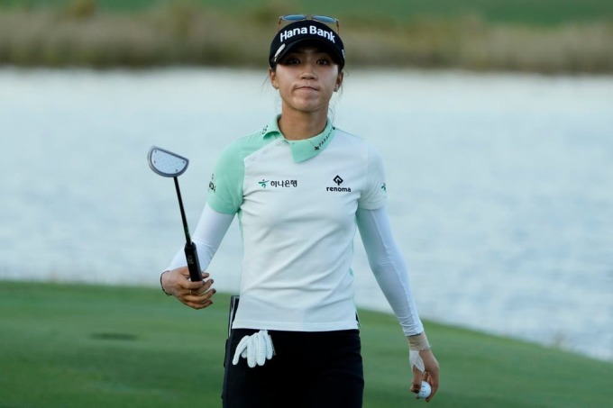 Lydia Ko khi kết thúc vòng một Tour Championship hồi tháng 11/2022. Ảnh: AP