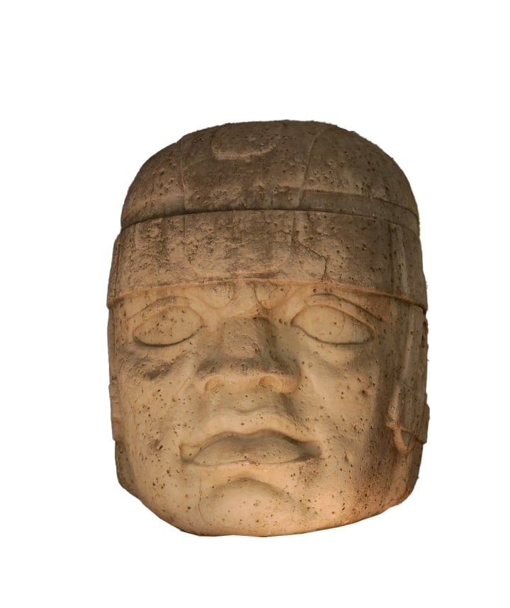 Bản sao Tượng đầu người Olmec.