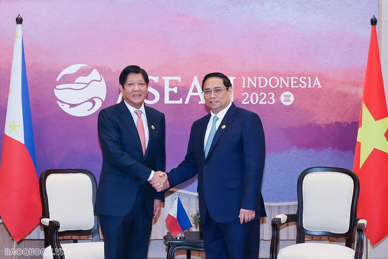 ASEAN-43: Thủ tướng Phạm Minh Chính gặp Tổng thống Philippines Bongbong Marcos