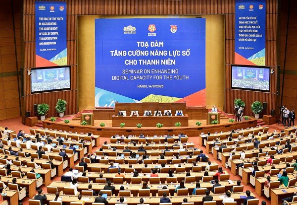 Hội nghị Nghị sĩ trẻ toàn cầu lần thứ 9: Khởi động bằng tọa đàm truyền cảm hứng cho thanh niên chủ động nâng cao năng lực, nắm bắt công nghệ số