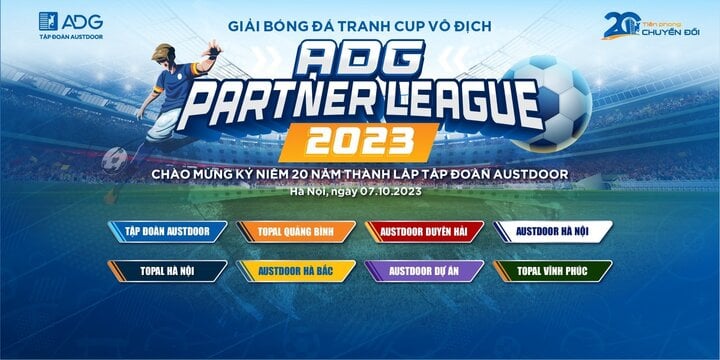 Tập đoàn Austdoor tổ chức giải bóng đá tranh cúp vô địch ADG Partner League - 2