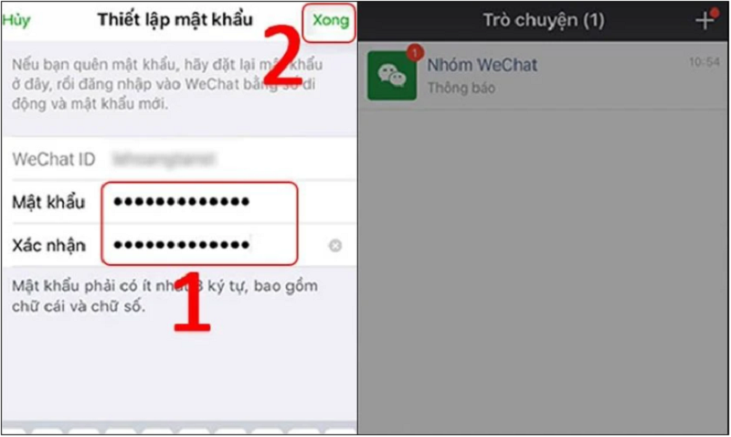 2 cách lấy lại mật khẩu WeChat trên điện thoại đơn giản nhất