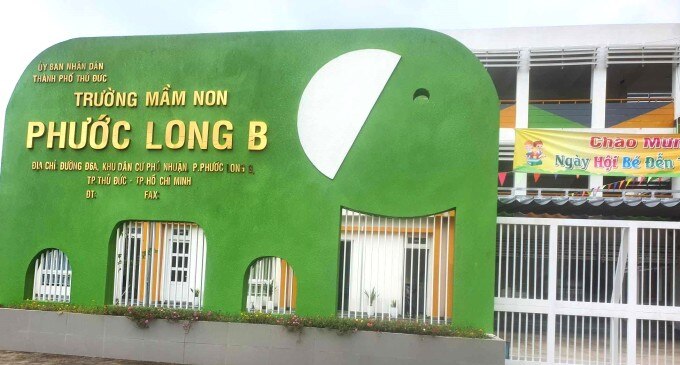 Trường Mầm non Phước Long B. Ảnh: DN