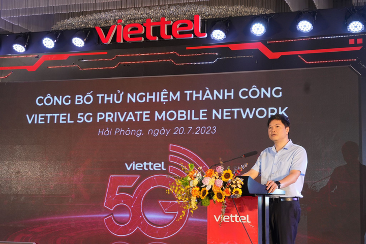 Ông Hoàng Minh Cường cho rằng, sự kiện thử nghiệm thành công dịch vụ mạng di động 5G dùng riêng cho nhà máy Pegatron tại Hải Phòng khẳng định Việt Nam đang đồng hành với thế giới trong xu hướng công nghệ tiên tiến nhất.