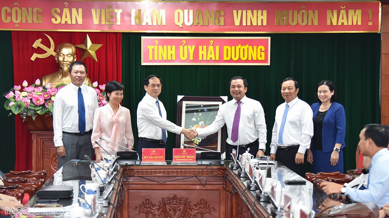 Bộ Ngoại giao và Hải Dương tăng cường hợp tác ngoại giao kinh tế phục vụ phát triển kinh tế - xã hội