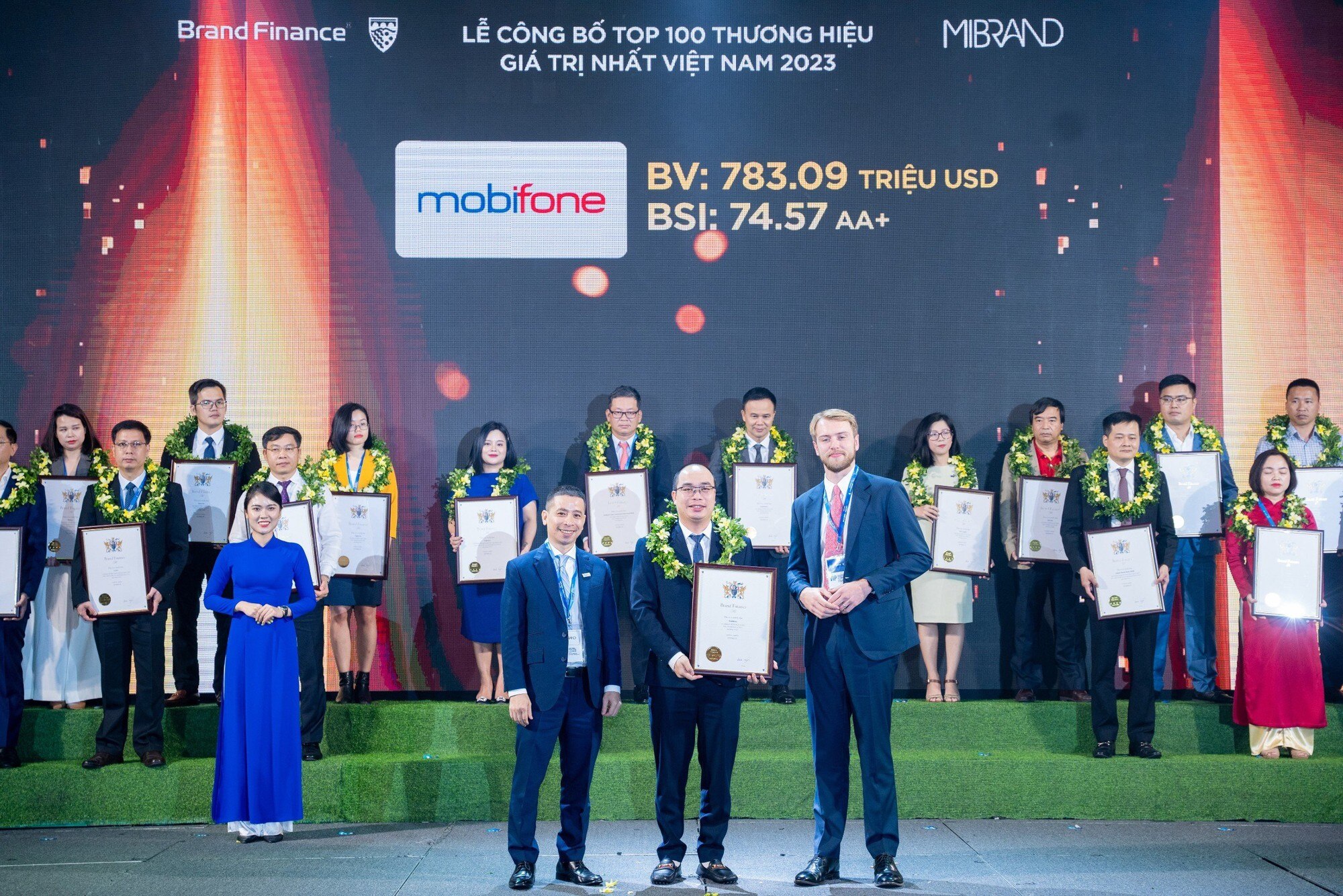 Giá trị thương hiệu MobiFone năm 2023 tăng cao