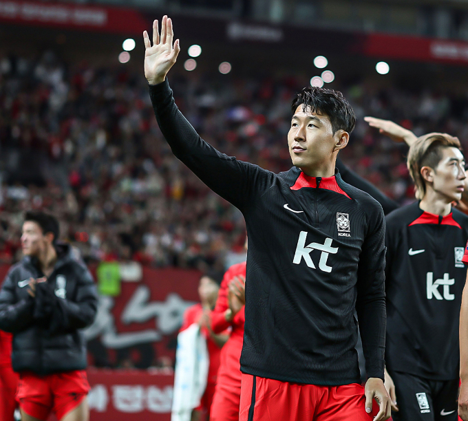 Son Heung-min bỏ ngỏ khả năng ra sân cùng Hàn Quốc đối đầu Việt Nam. Ảnh: KFA