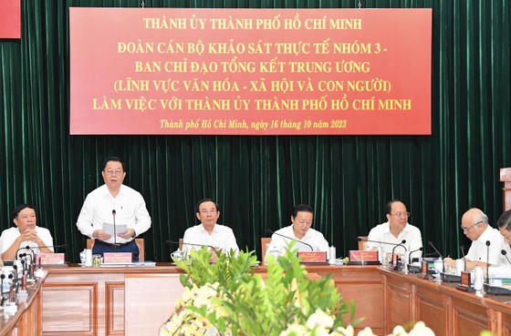 Trưởng Ban Tuyên giáo Trung ương Nguyễn Trọng Nghĩa phát biểu kết luận. Ảnh: VIỆT DŨNG ảnh 2