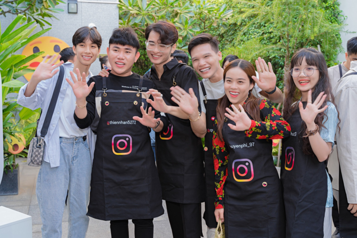 Food Creators nhà Gió tham gia sự kiện Food School do Meta tổ chức. (Ảnh: Meta)