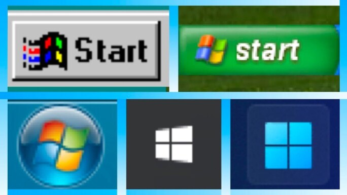 Nút Start luôn có mặt kể từ Windows 95 cho tới phiên bản mới nhất Windows 11 (Ảnh: Slash Gear)