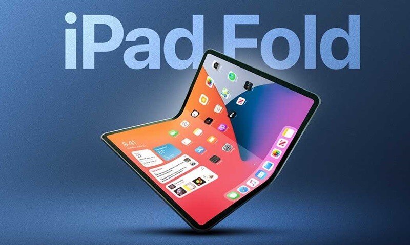 Bản dựng iPad màn hình gập.