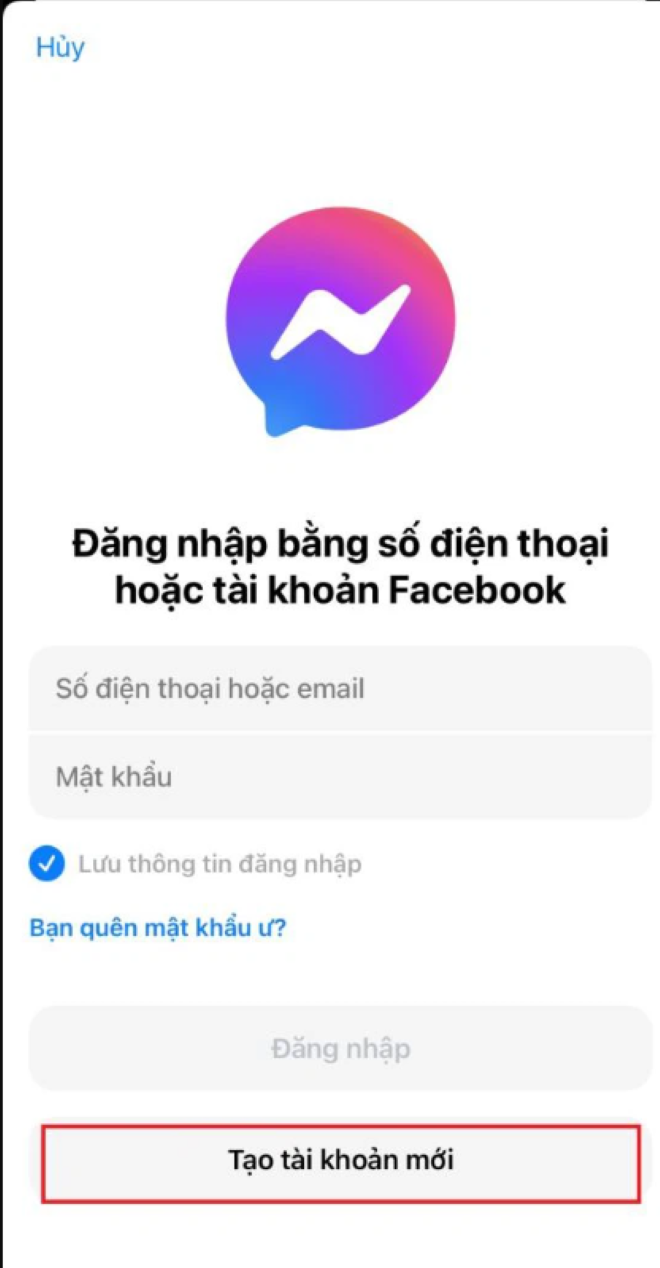 Cách sử dụng Messenger mà không cần Facebook - 1