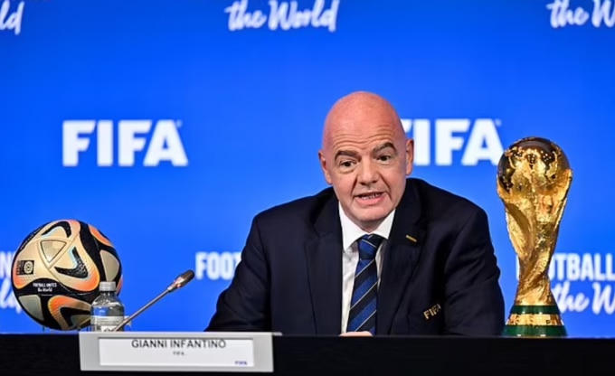 Chủ tịch FIFA Gianni Infatino.