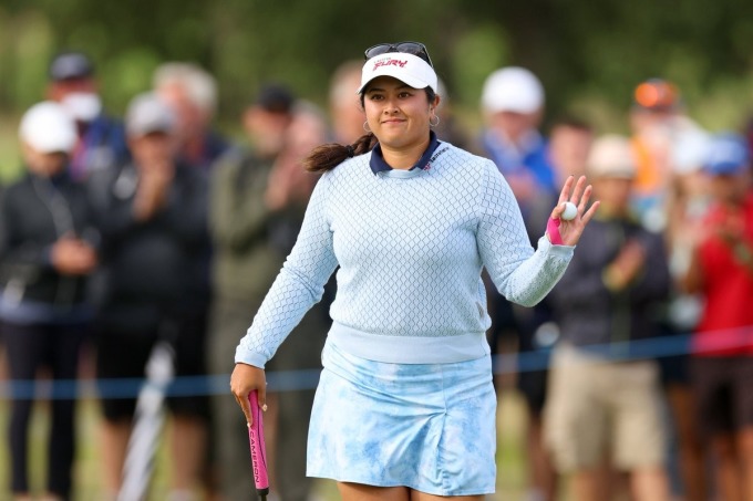 Lilia Vu chưa thể có chiếc cup thứ tư trên LPGA Tour mùa này, sau khi về nhì ở Buick LPGA Shanghai ngày 15/10. Ảnh: LPGA