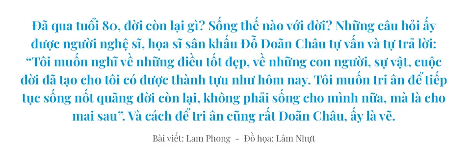 Họa sĩ sân khấu Đỗ Doãn Châu “Tri ân đời” - Ảnh 1.