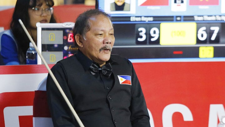 Efren Reyes thi đấu tại Hà Nội ở SEA Games 31.