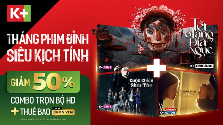 Giảm 50% combo trọn bộ HD + Thuê bao.